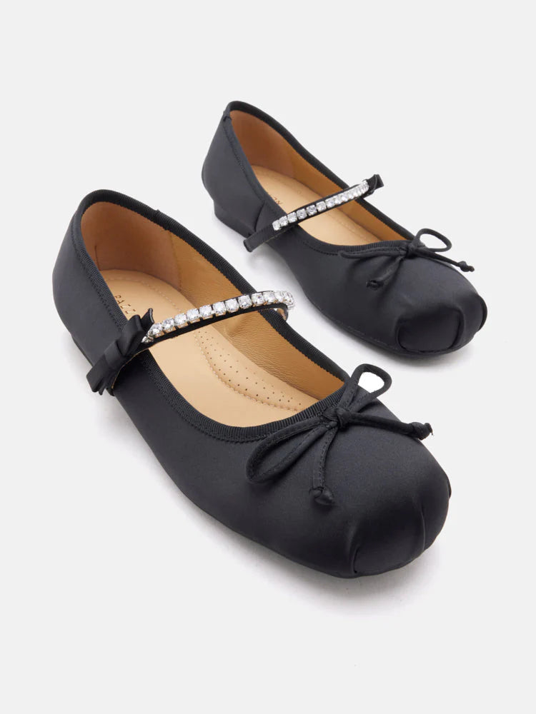 PAZZION, C125-2A MARYJANE-FLATS, Black