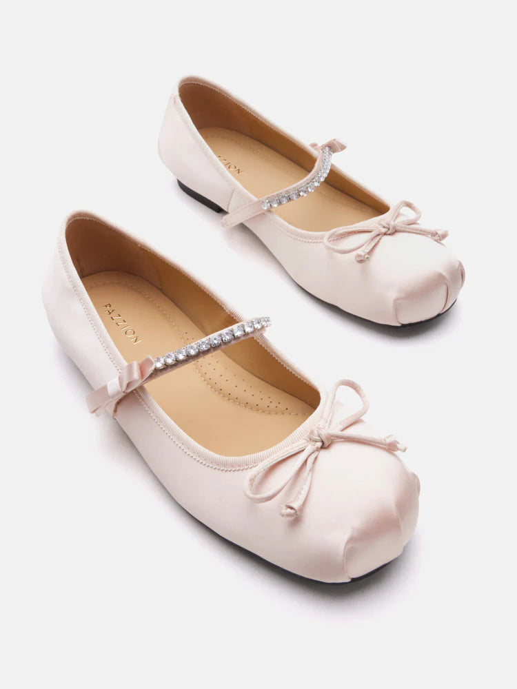 PAZZION, C125-2A MARYJANE-FLATS, Champagne