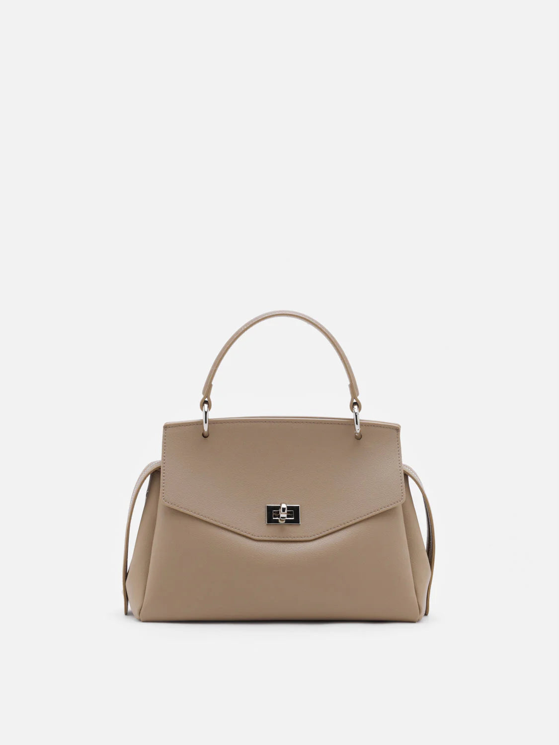 PAZZION, Diana Top Handle Bag, Almond