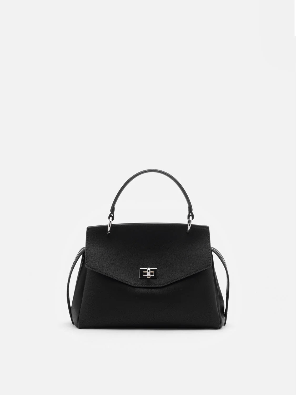 PAZZION, Diana Top Handle Bag, Black