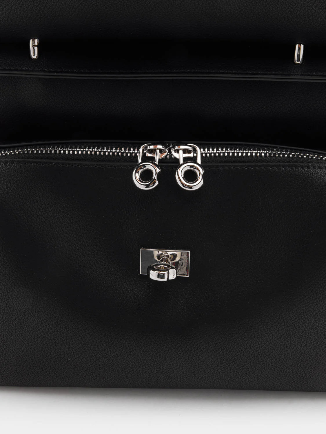 PAZZION, Diana Top Handle Bag, Black