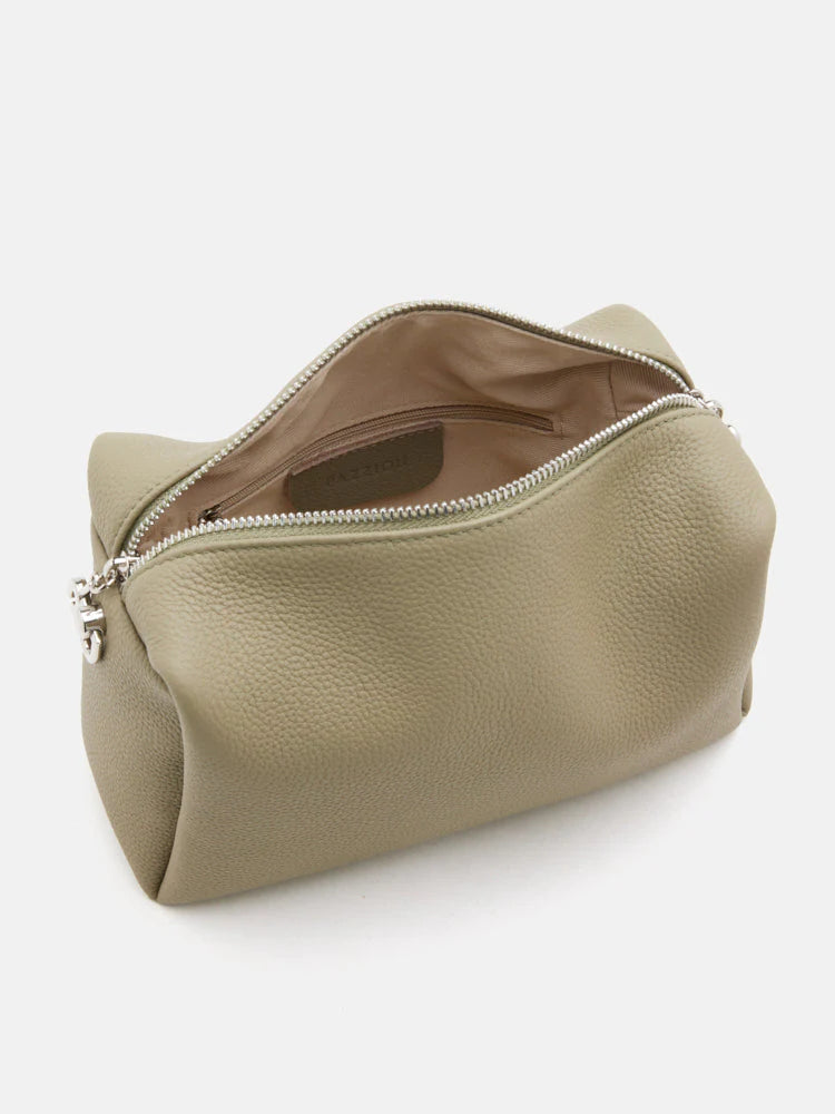 PAZZION, Donna Knotted Double Handle Bag, Green