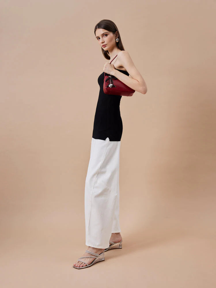 PAZZION, Lola Crystal Strap Wedges, Silver