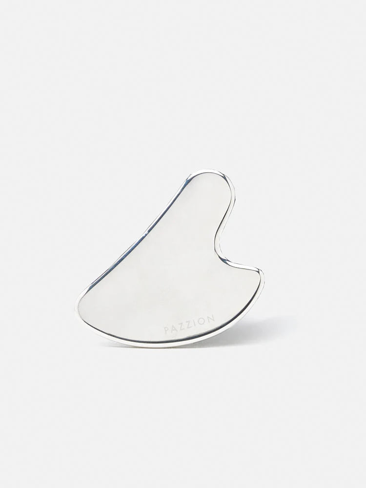 PAZZION, Rochelle HeartGlow Gua Sha Beauty Tool, Silver