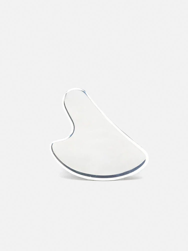 PAZZION, Rochelle HeartGlow Gua Sha Beauty Tool, Silver