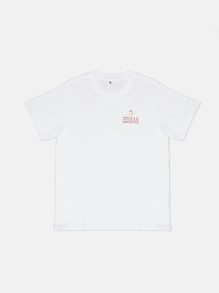 PAZZION, Toast Set Everyday Tee, White