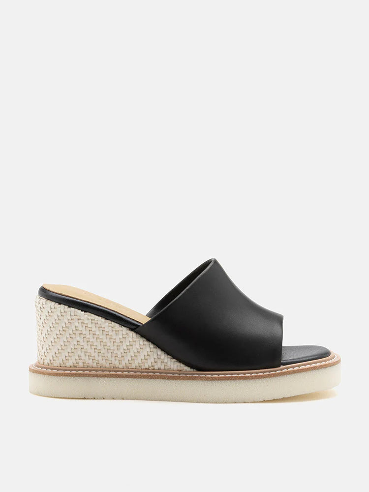 PAZZION, Abbi Espadrille Wedges, Black