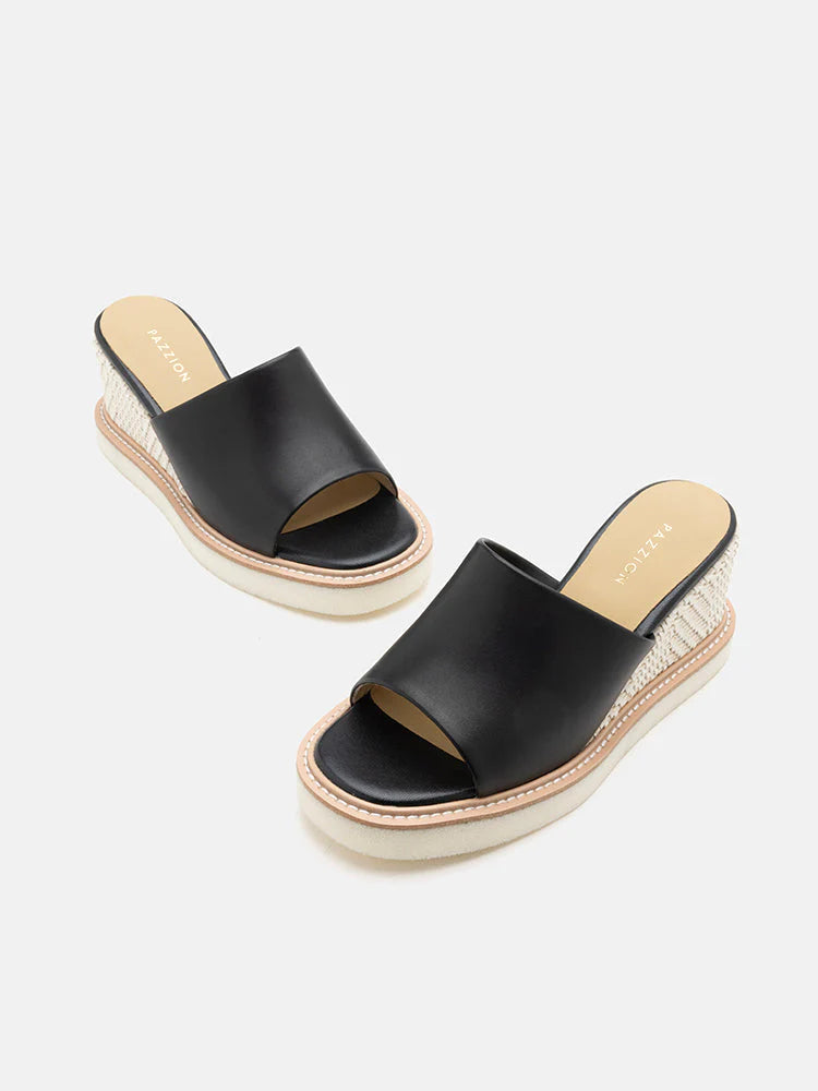 PAZZION, Abbi Espadrille Wedges, Black