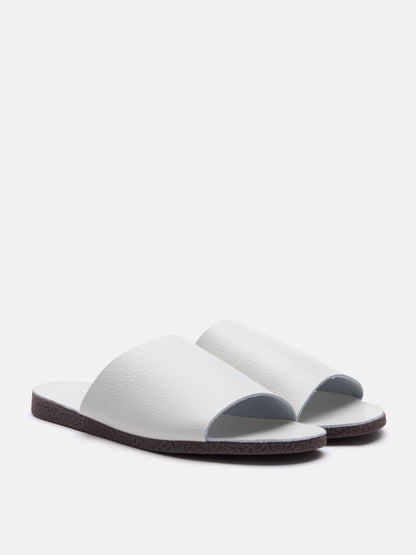 PAZZION, Amanda Mule Sandals, White