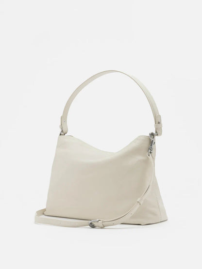 PAZZION, Amia Slouchy Shoulder Bag, Beige