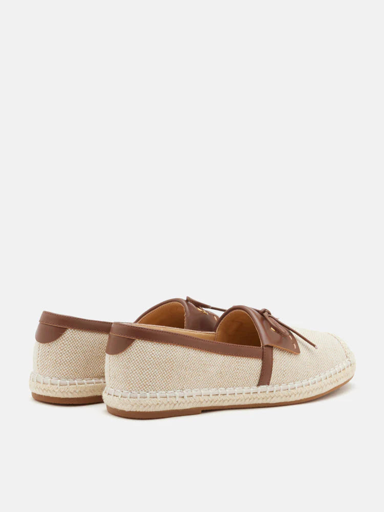 PAZZION, Avianna Bow Espadrilles, Brown