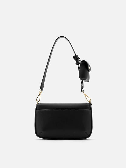 PAZZION, Caroline Crossbody Bag, Black