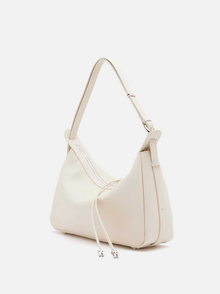 PAZZION,CharlotteLeatherBag,Beige