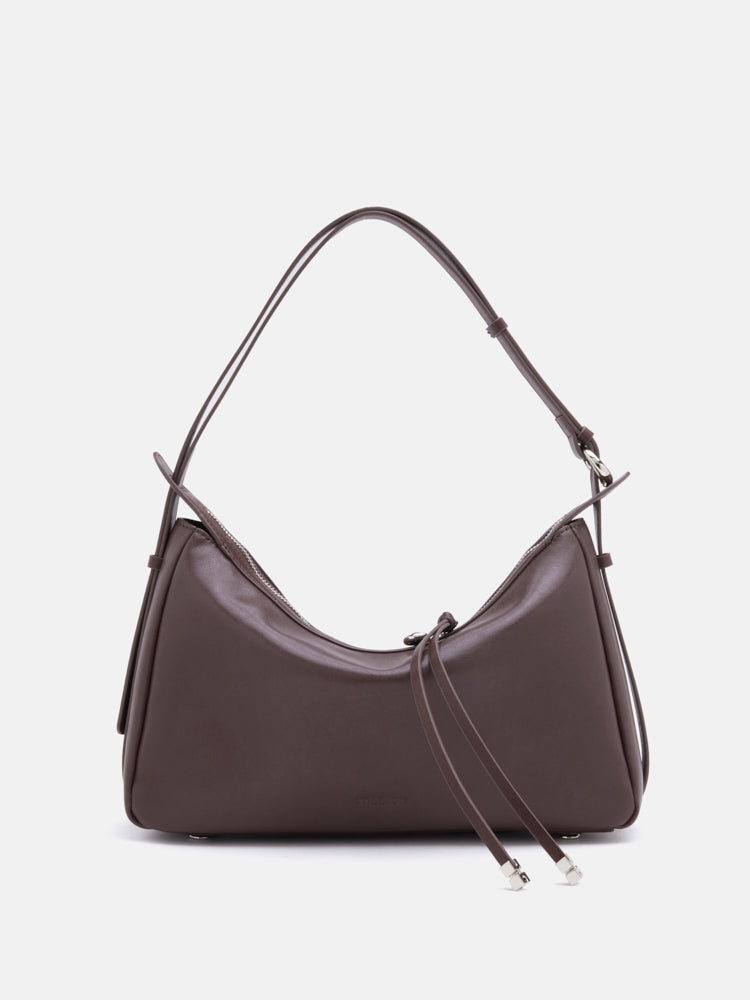 PAZZION,CharlotteLeatherBag,Brown