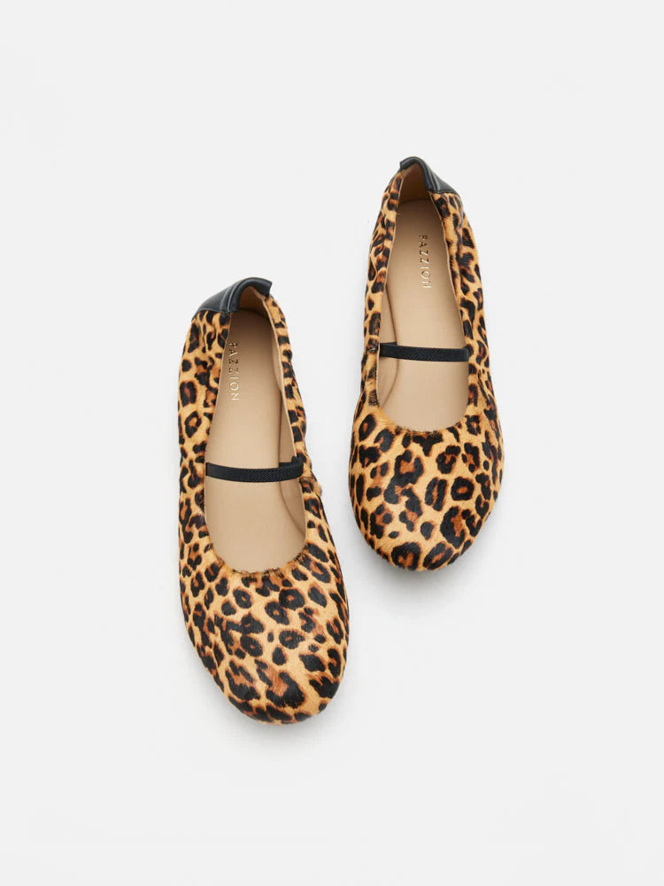 PAZZION, Cheryl Charm Mary Janes, Almond