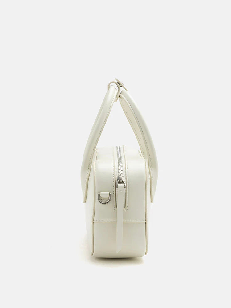 PAZZION, Claudette Bowling Bag, White