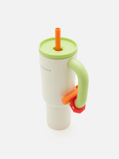 PAZZION, Cornelia Stainless Steel Thermal Cup, Beige