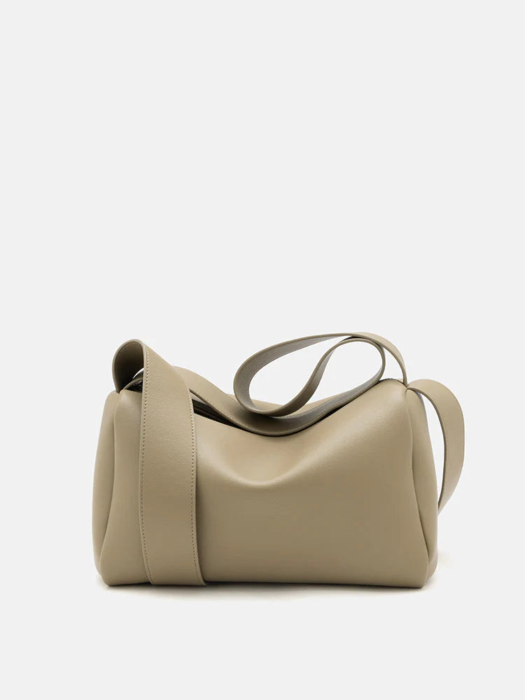 PAZZION, Cressida Boxy Duffel Bag, Khaki