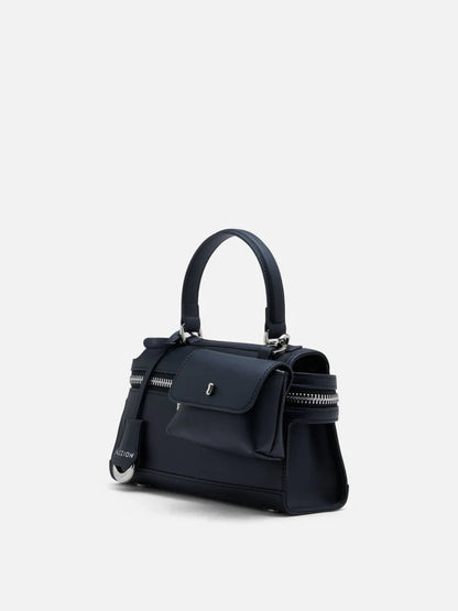 PAZZION, Elettra Compact Satchel, Black
