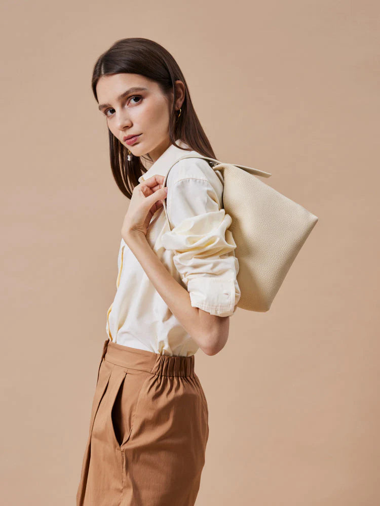 PAZZION, Elina Slouchy Bag, Beige