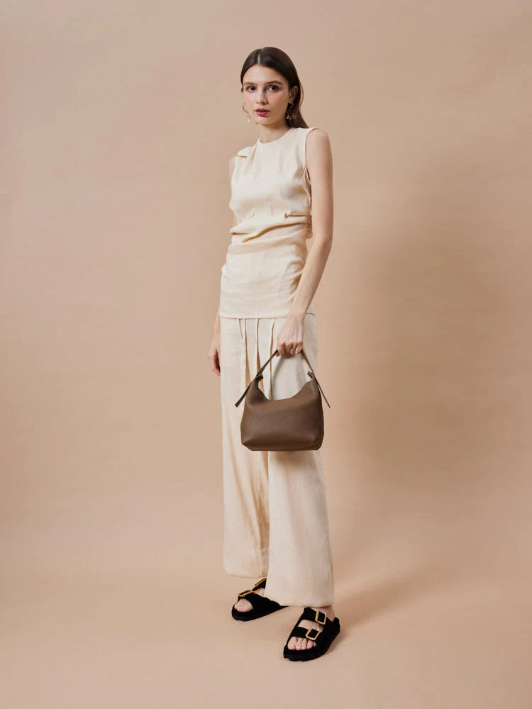 PAZZION, Elina Slouchy Bag, Khaki