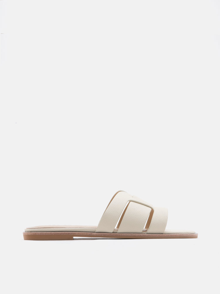 PAZZION, Elmira M.Ori Cage Slides, Beige