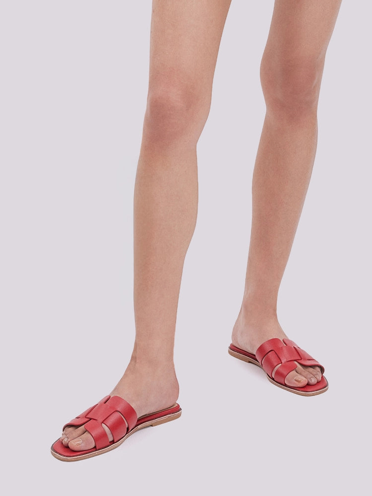 PAZZION, Elmira M.Ori Cage Slides, Red