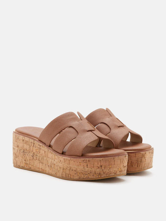 PAZZION, Elmira M.Ori Cage Wedges, Brown