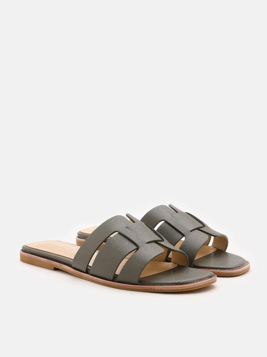 PAZZION, Elmira O.Ori Cage Slides, Khaki