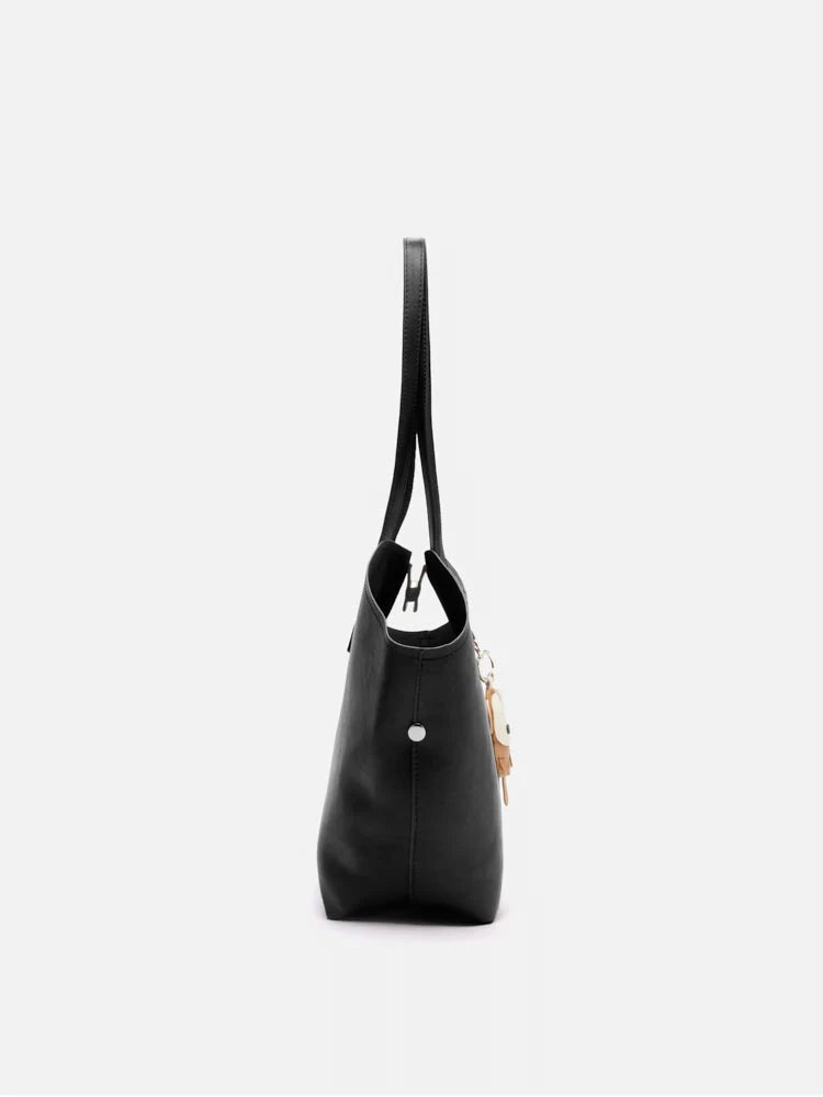 PAZZION, Emmanuelle Shoulder Bag, Black