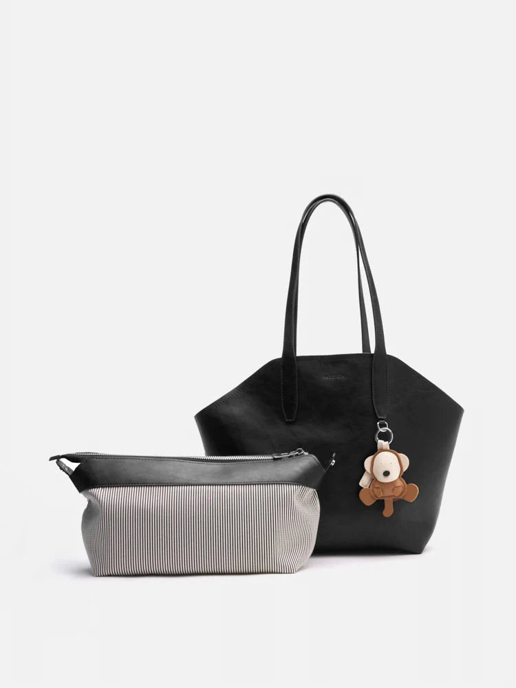 PAZZION, Emmanuelle Shoulder Bag, Black
