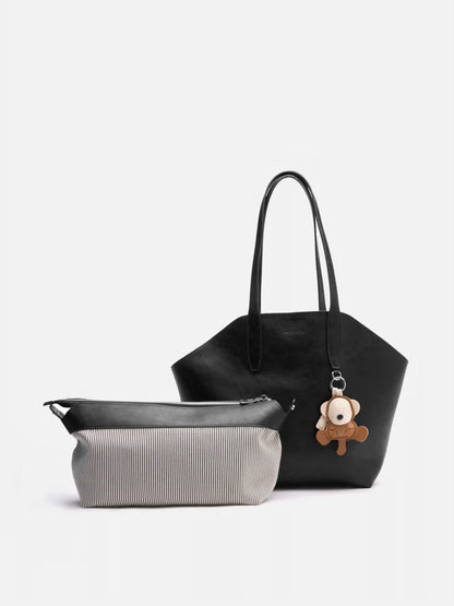 PAZZION, Emmanuelle Shoulder Bag, Black