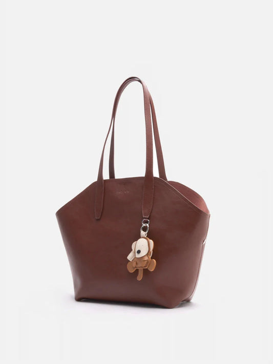 PAZZION, Emmanuelle Shoulder Bag, Brown