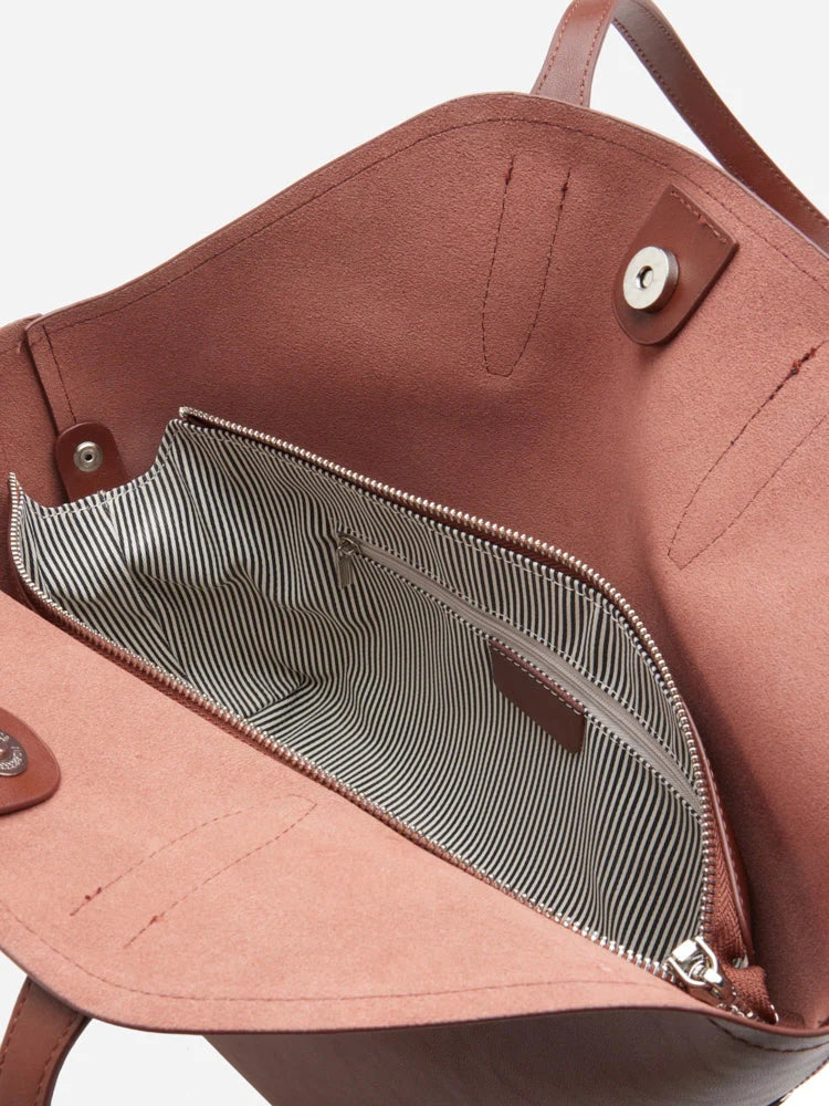 PAZZION, Emmanuelle Shoulder Bag, Brown