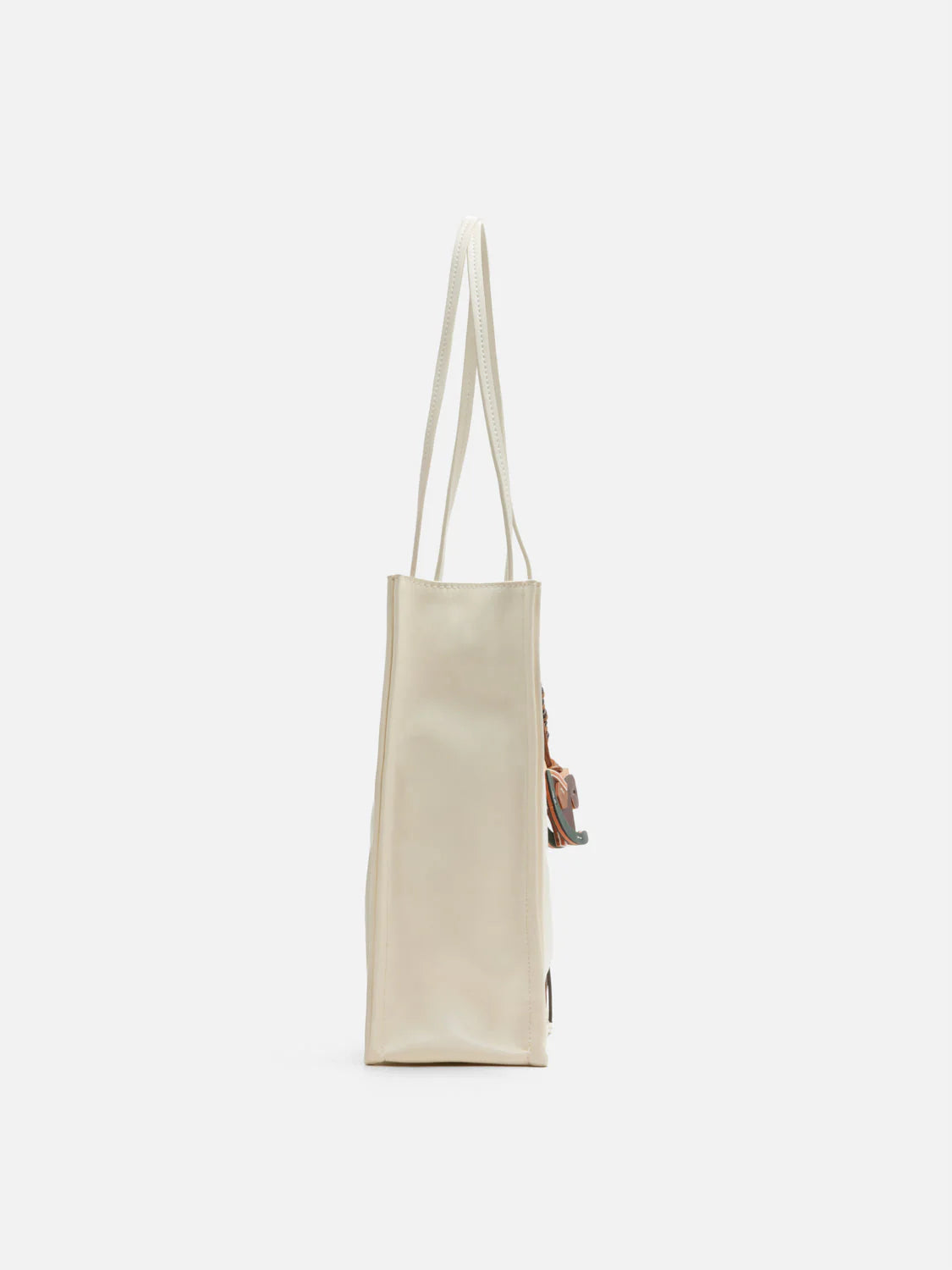 PAZZION, Fionarissa Leather Tote, Beige