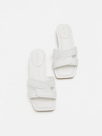 PAZZION, Gemma Crossover Sandals, Beige