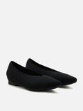PAZZION, Hadley Flyknit Covered Flats, Black
