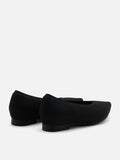 PAZZION, Hadley Flyknit Covered Flats, Black