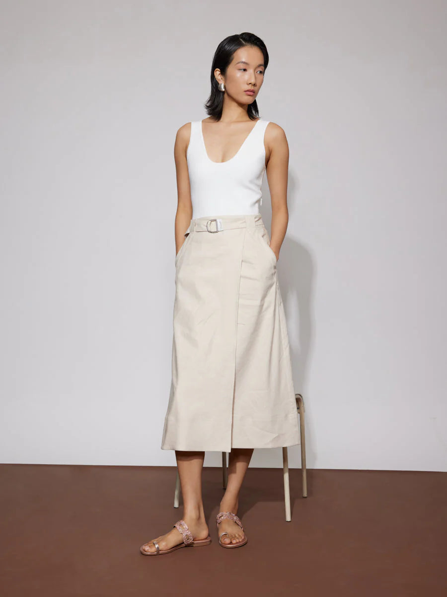 PAZZION, Helivara Crystal Link Slides, Champagne