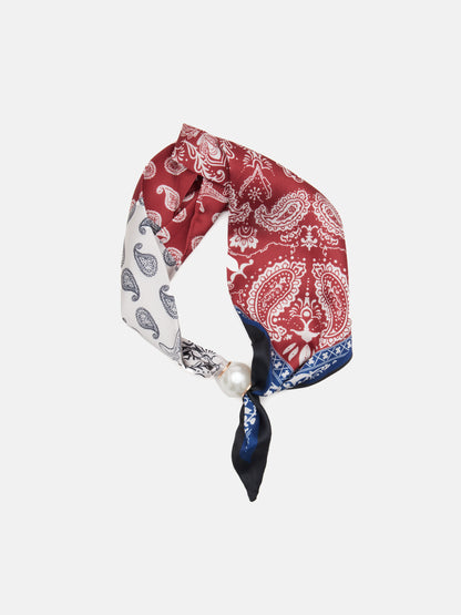 PAZZION, Henrietta Printed Scarf, Red
