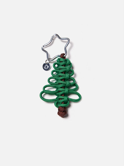 PAZZION, Holly Christmas Tree Keycharm, Brown