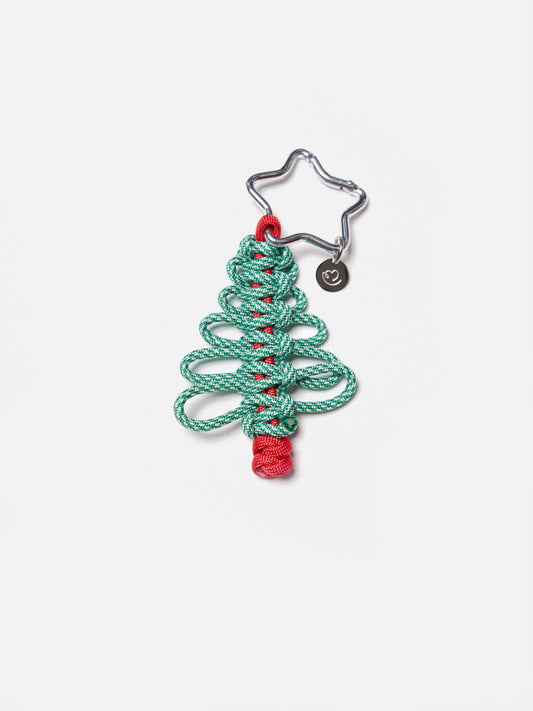 PAZZION, Holly Christmas Tree Keycharm, Red