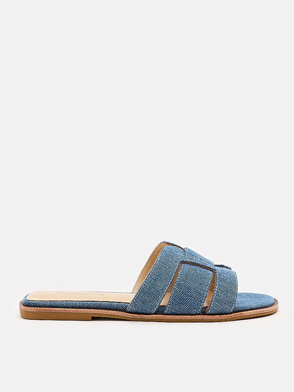 PAZZION, Kaizo Denim Slides, Blue