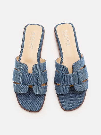 PAZZION, Kaizo Denim Slides, Blue