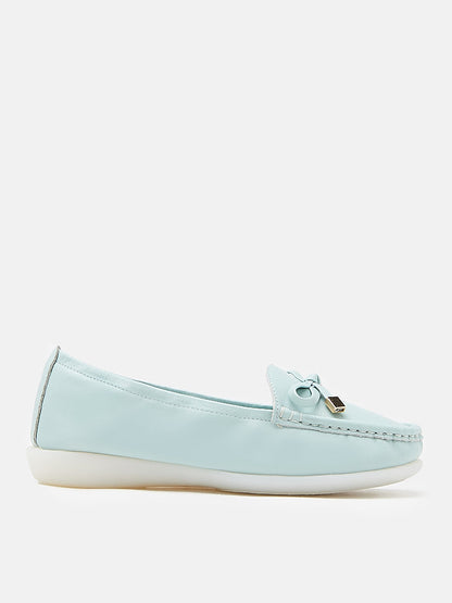 PAZZION, Lavinia Moccasins, Light Blue