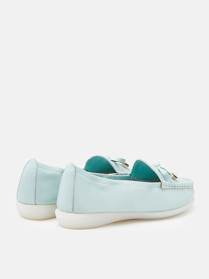 PAZZION, Lavinia Moccasins, Light Blue