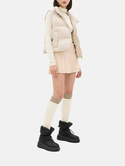 PAZZION, Leslie Puffer Down Boots, Black