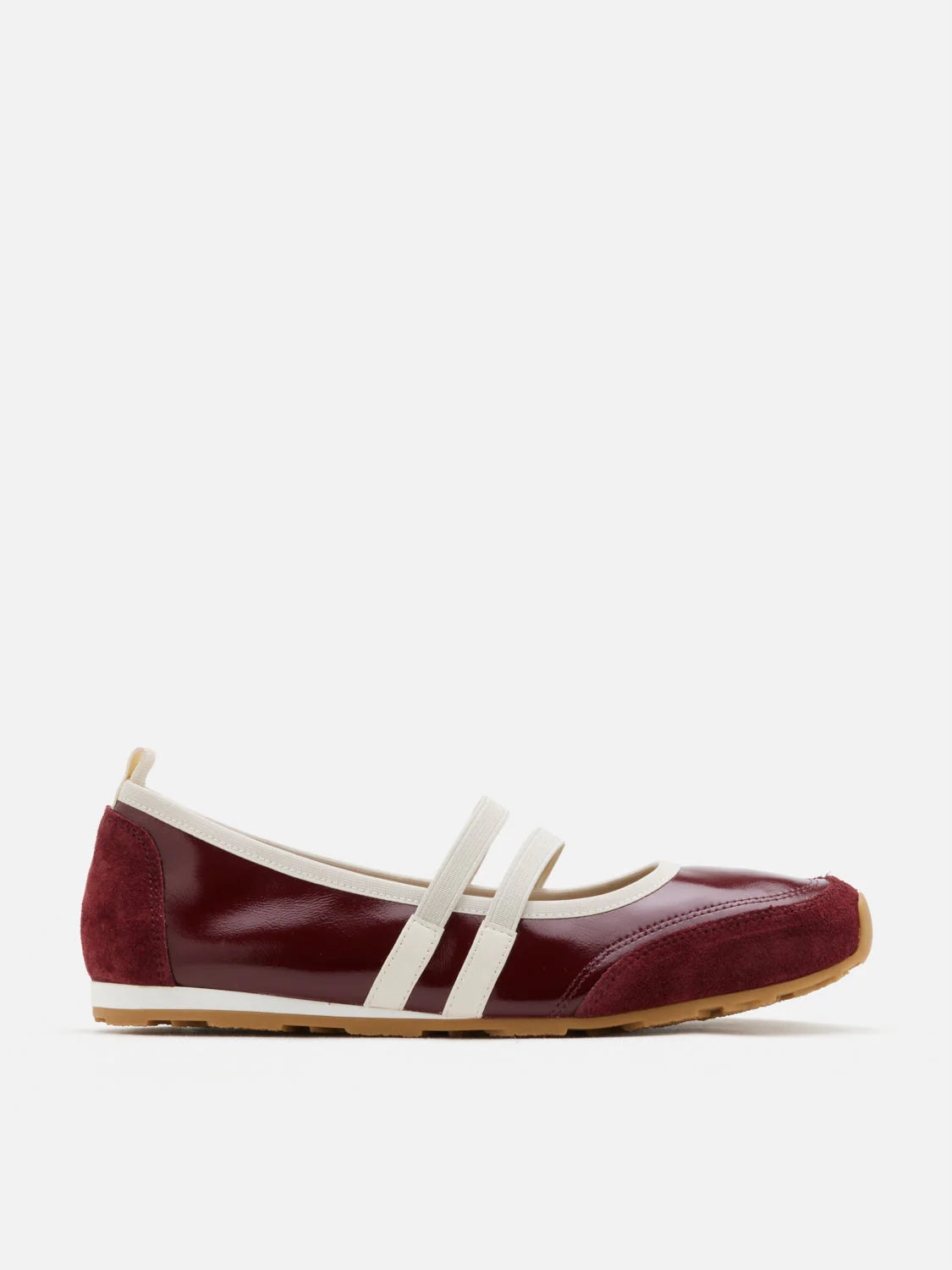 PAZZION, Liravelle Double-Strap Suede Mary Janes, Wine