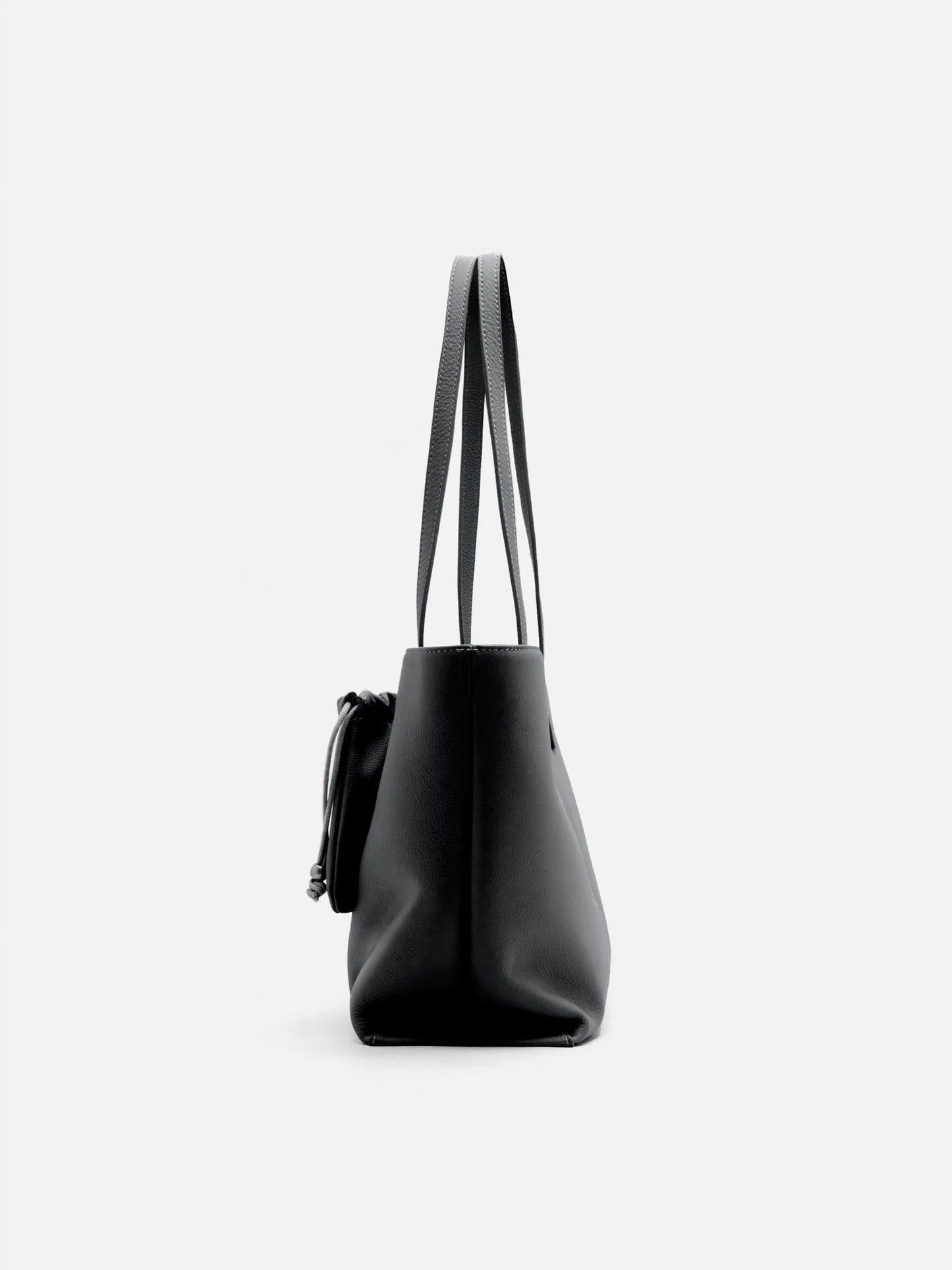 PAZZION, Marivyn Leather Tote, Black