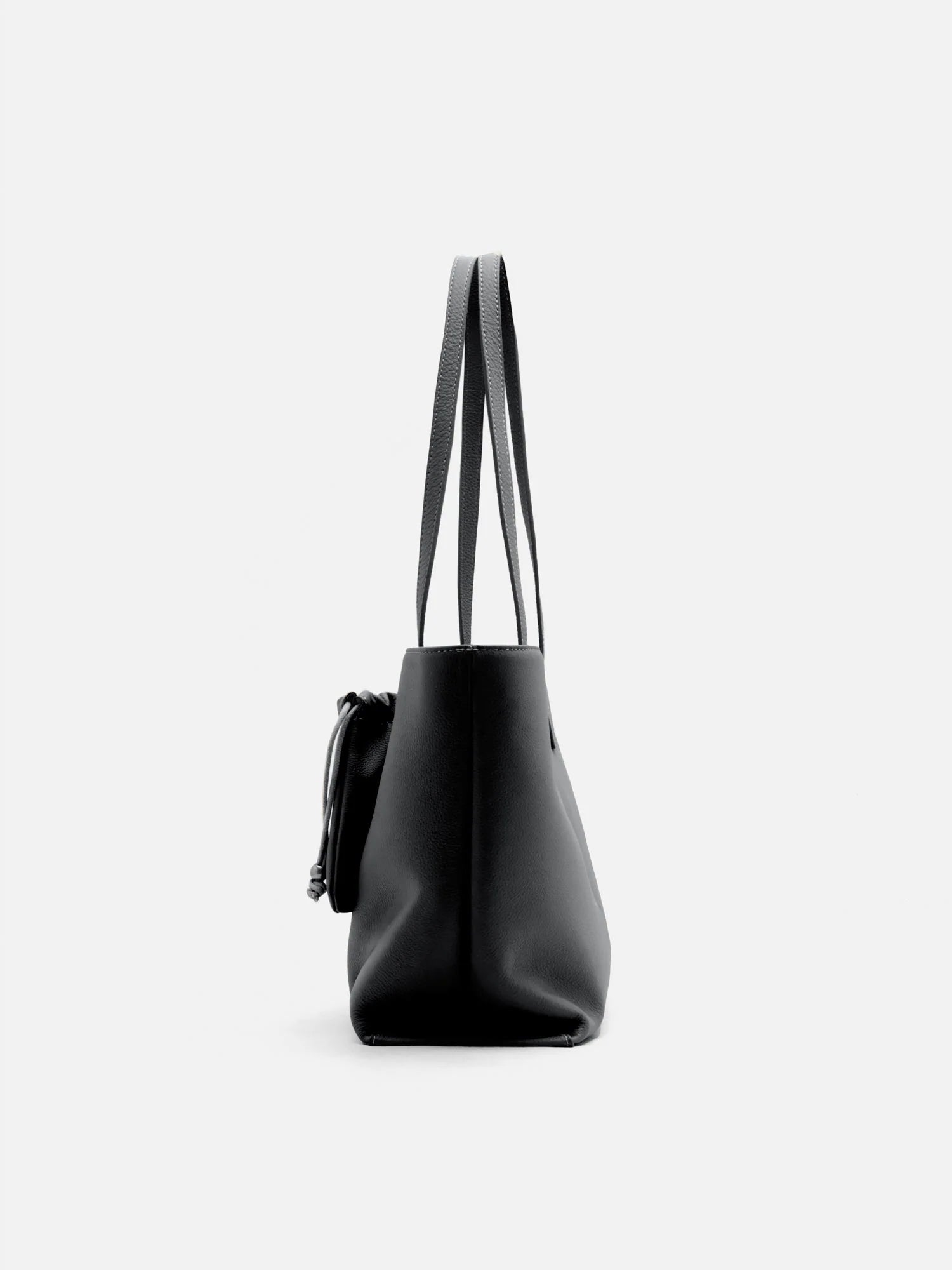 PAZZION, Marivyn Leather Tote, Black